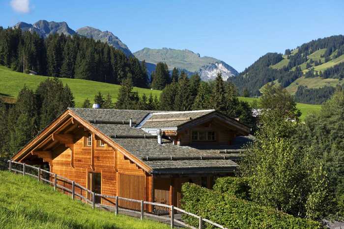 奥地利木屋别墅的现代黑色内饰设计-4