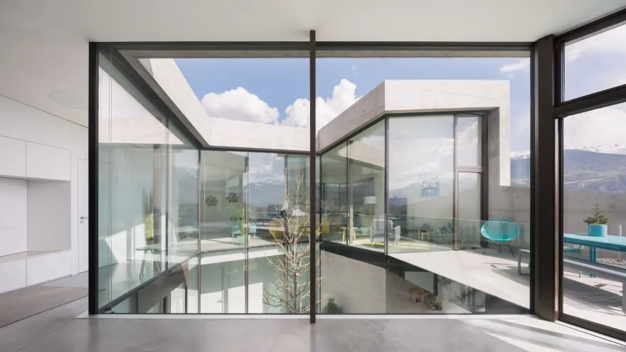 瑞士 Grimisuat 雕塑式住宅-26