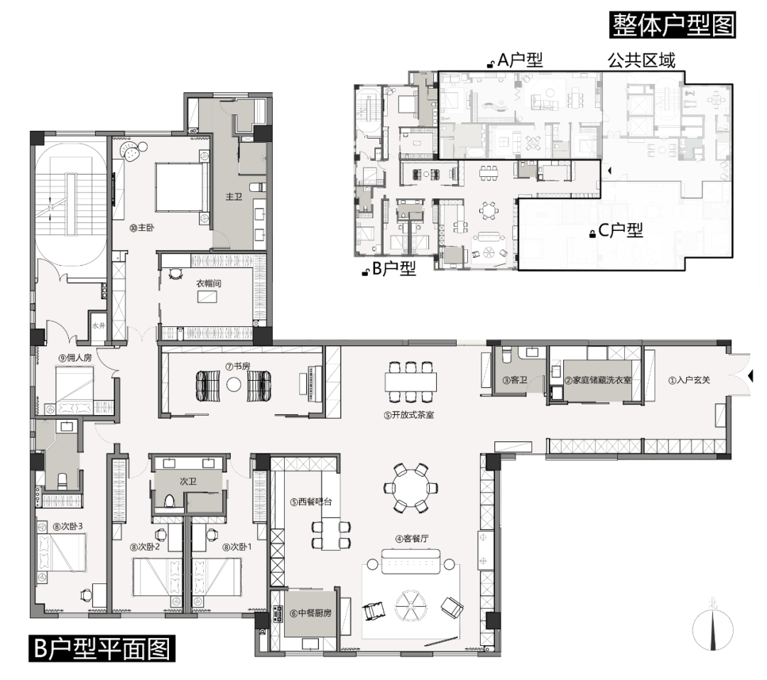 消融边界，是给家的呼吸感，1000㎡大平层丨中国杭州丨洛林设计RollingDesign-2