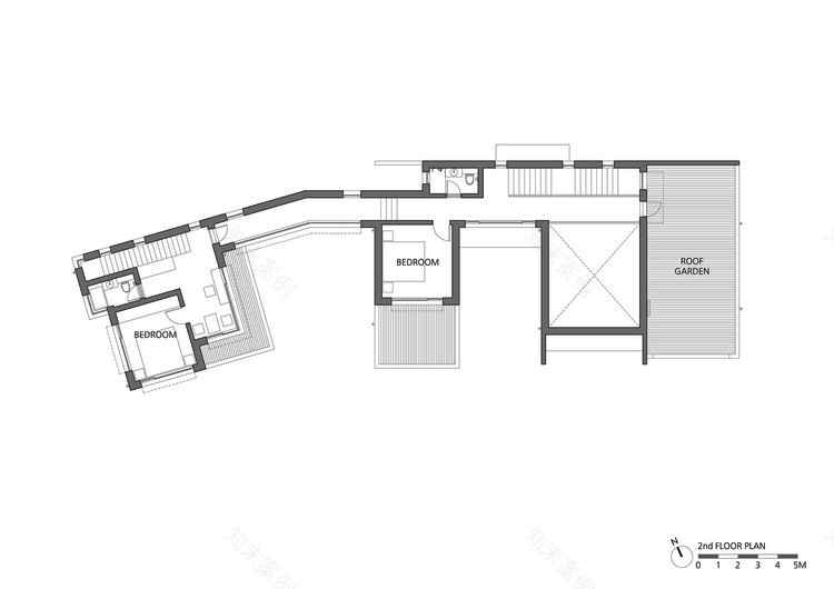 韩国家居“线屋” | 和谐垂直松树与水平流动空间的对话-40