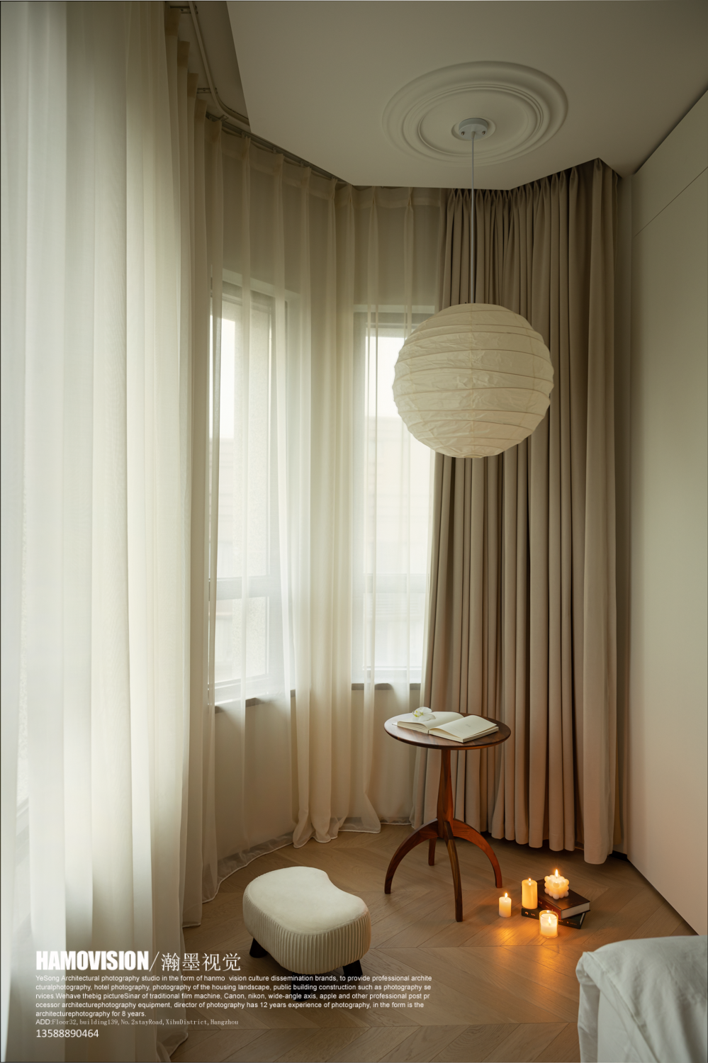 奶油色空间中的极简艺术丨中国上海丨年·演播室-64