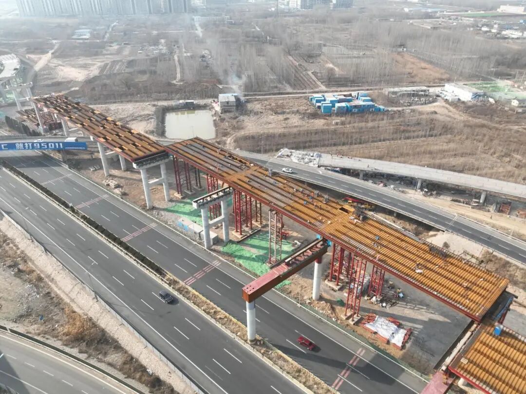 京台高速新枢纽！中建八局打造济南北跨黄河新通道-89