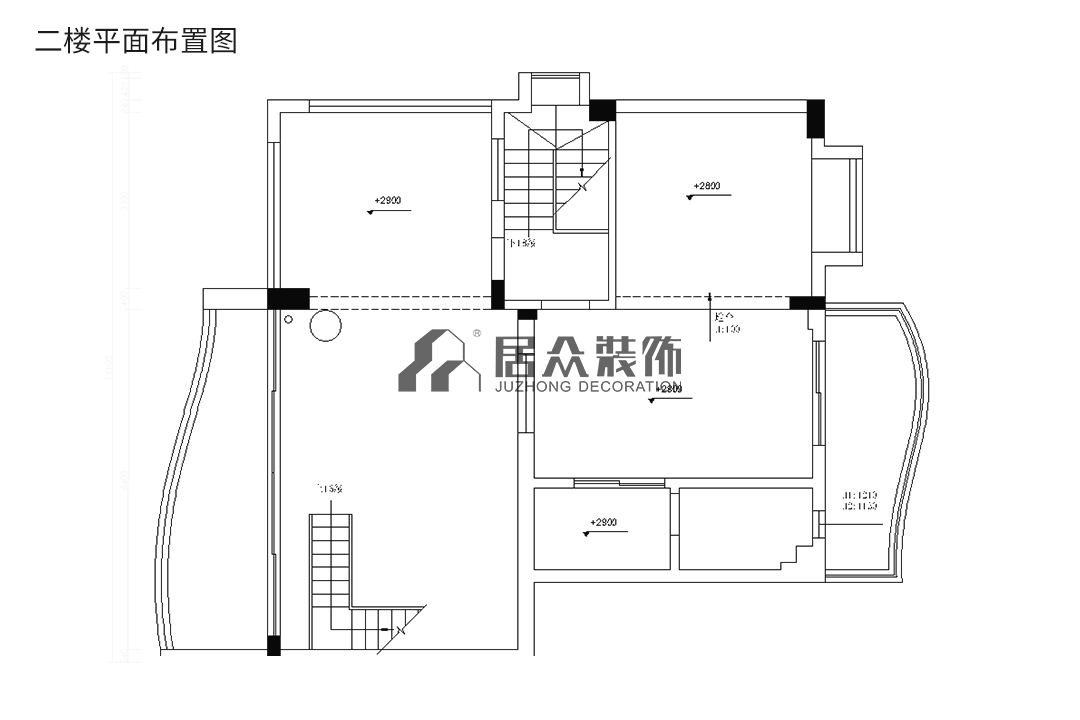 全案案例 | 绿植贯穿全屋，258㎡复式豪宅可___可___。-20