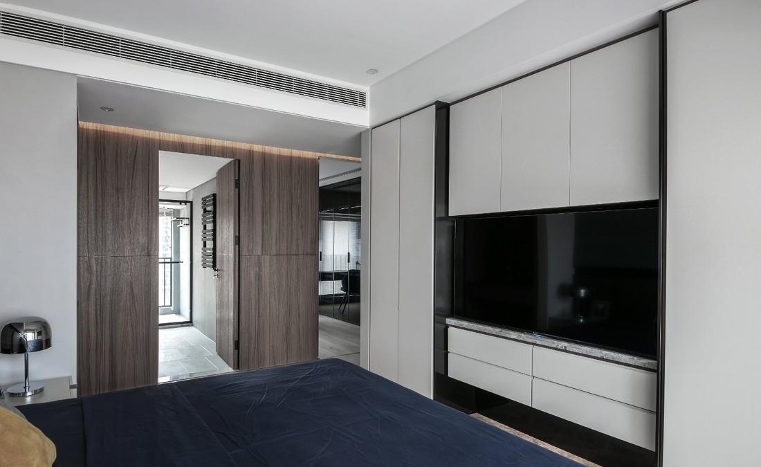 木子仁室内设计 · 简约至美,主卧衣帽间设计-15