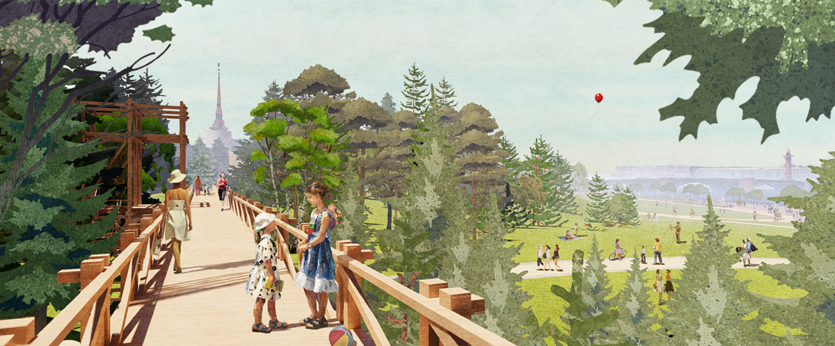 “Тучков буян”公园景观建筑概念设计丨俄罗斯圣彼得堡丨“Студия 44”（俄罗斯圣彼得堡）+ WEST 8（荷兰鹿特丹）-41