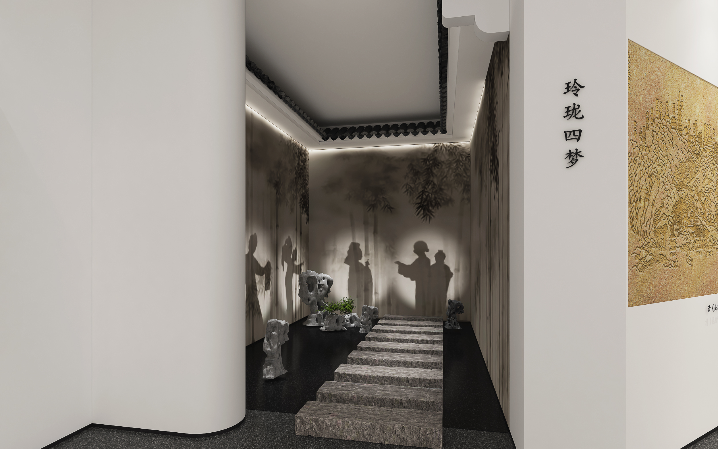 昆石馆展厅空间设计丨中国苏州丨圆末®-18