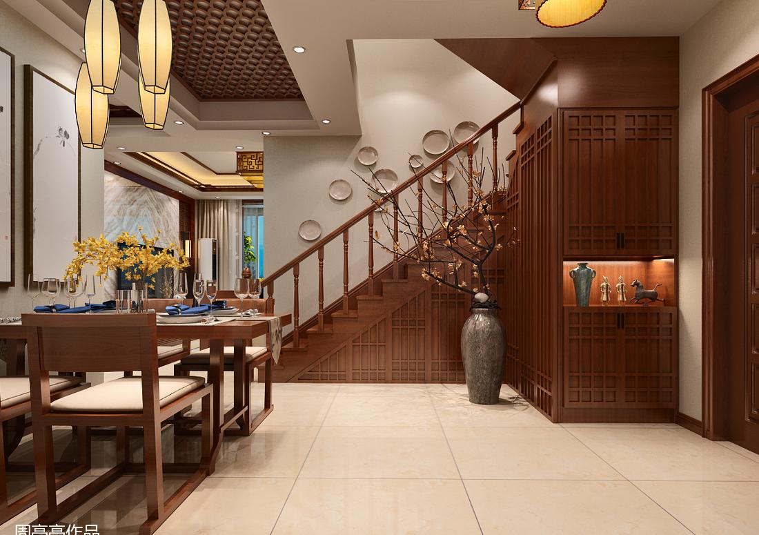 周亮亮打造新中式跃层住宅设计典范-2