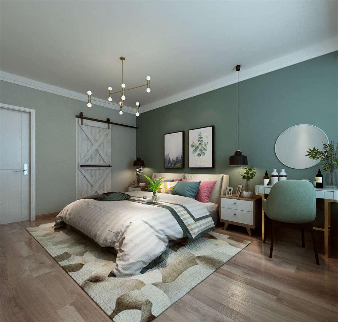 济南龙湖春江郦城北欧风格家居设计-16