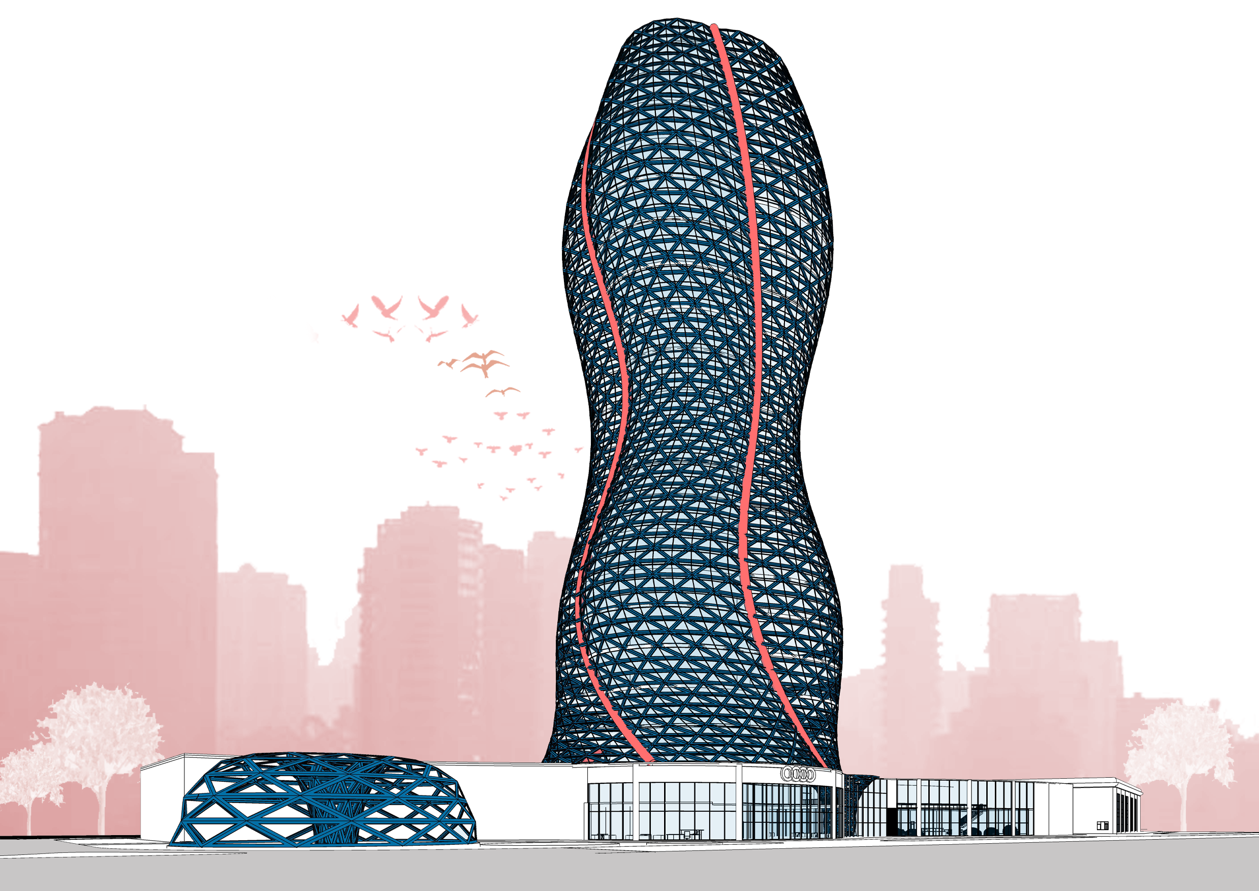 AUDI行政塔楼及维修中心-8