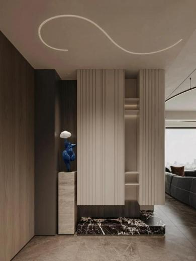 【设计分享】老钱风·意式大平层-9