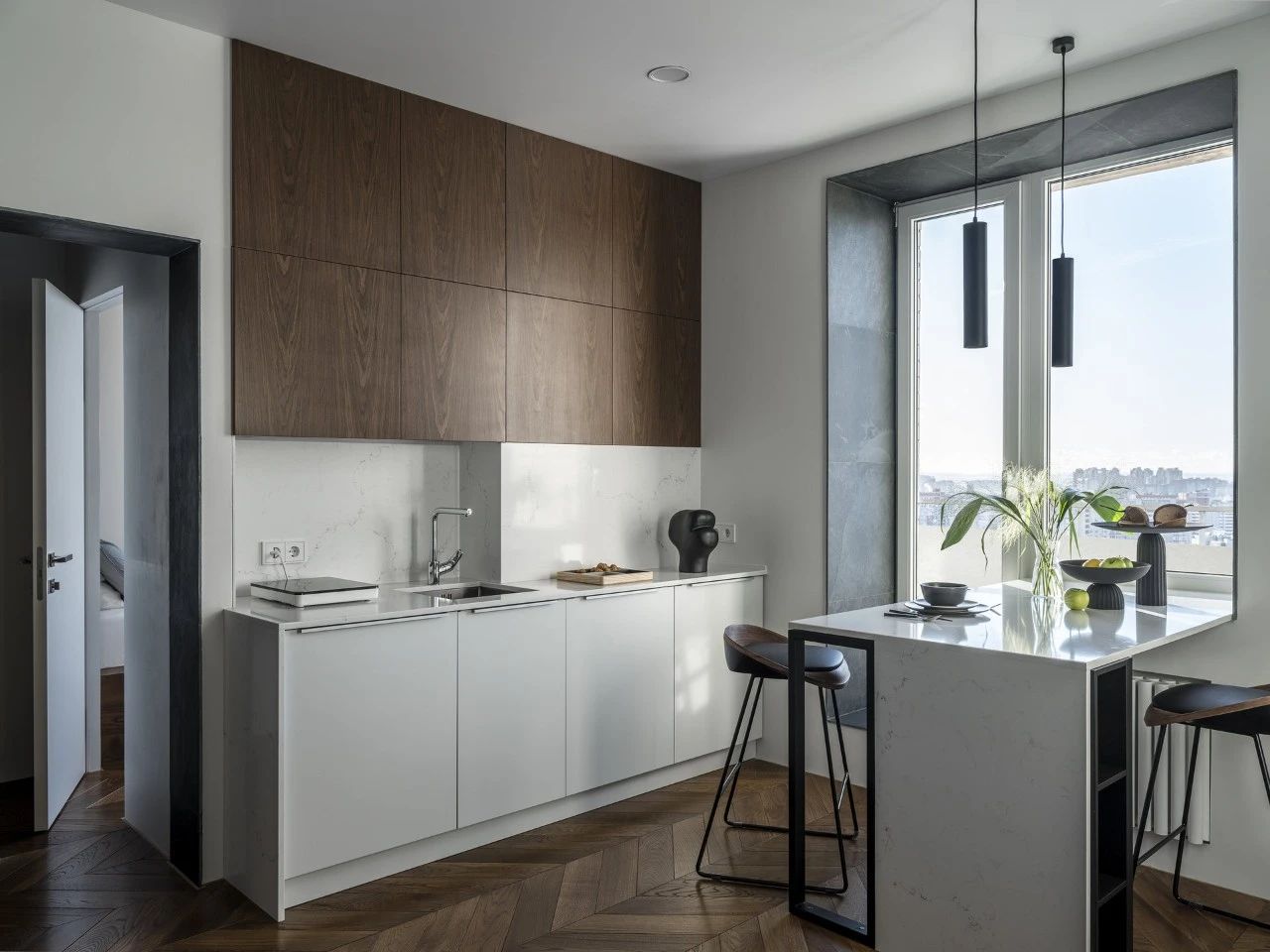 35㎡小公寓室内设计丨Geometrium-0