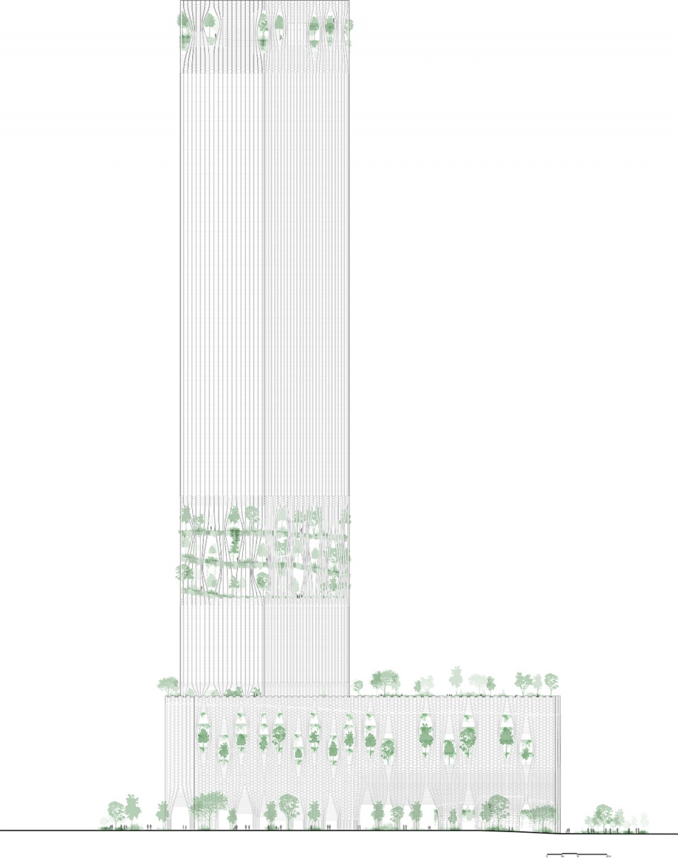 新加坡 CapitaSpring 大楼 | 垂直绿洲,花园城市的典范-89