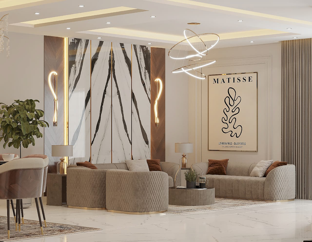 Neoclassic 公寓室内设计丨埃及开罗-10