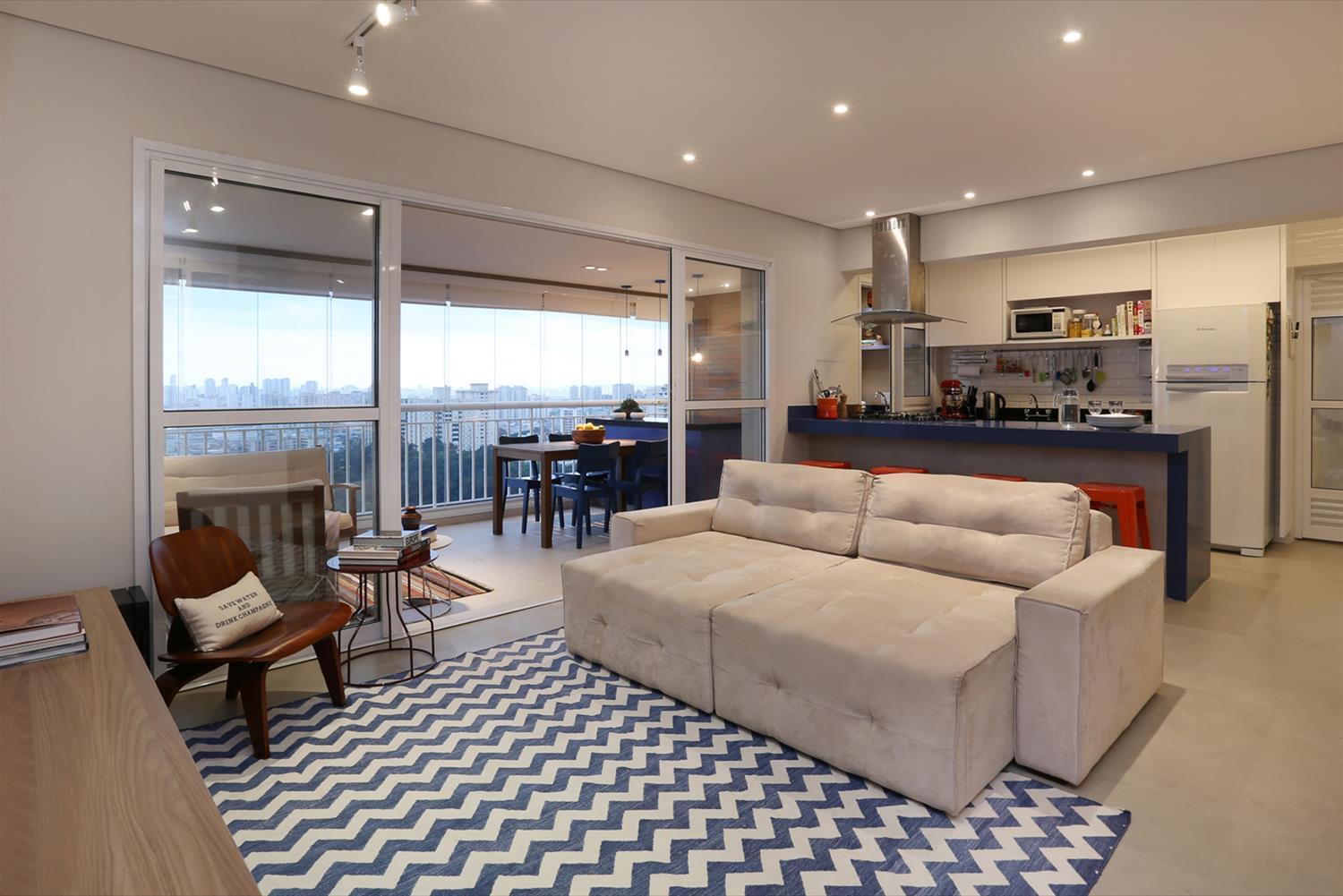 圣保罗 Aclimação 公寓 | 木质魅力与现代工业风-7