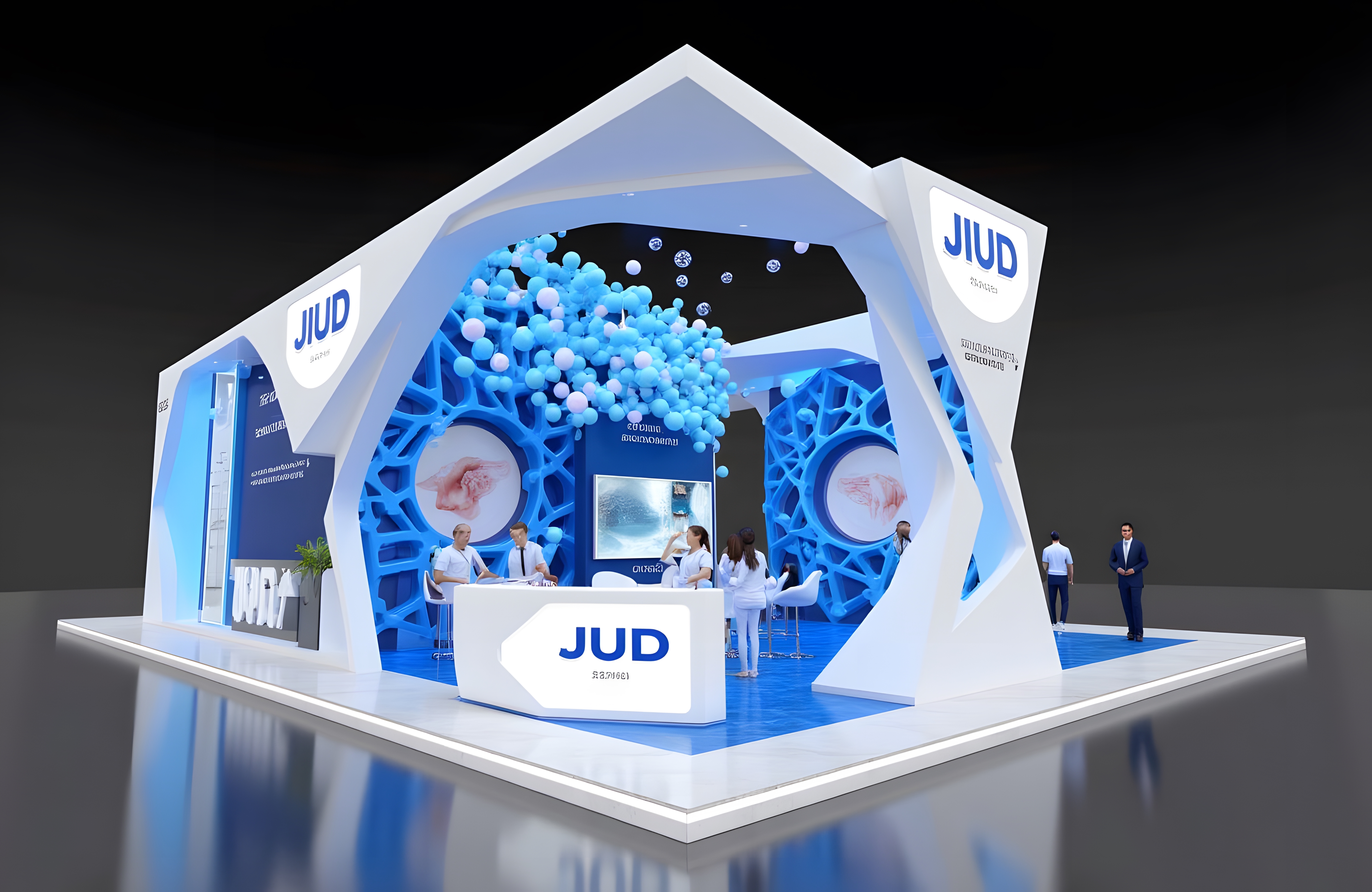 展台，Biopharmaceutical booth design-1