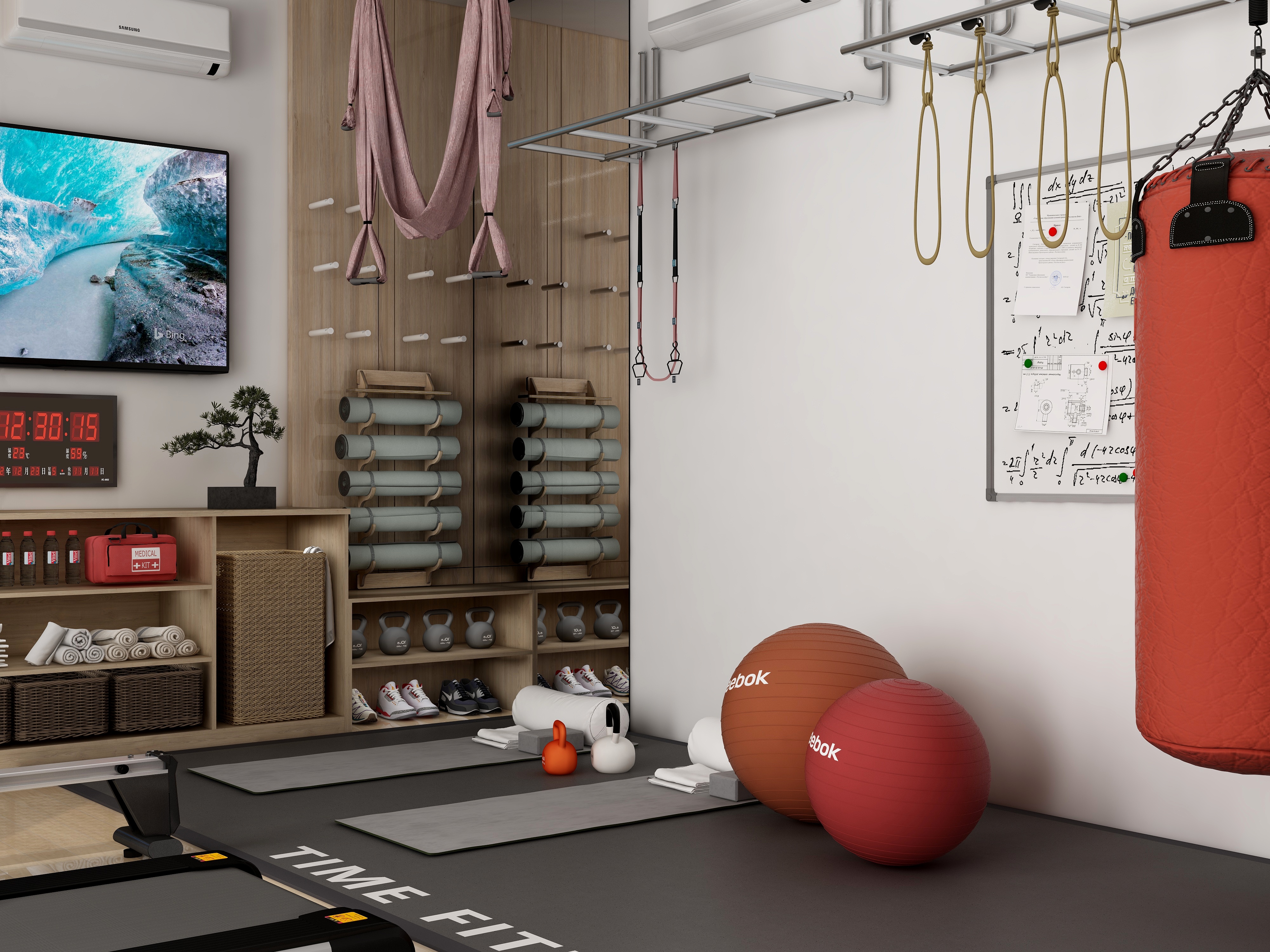 Small Home Gym Design (SAUDI ARABIA)-3