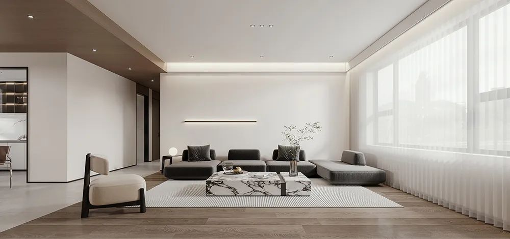 峰上名宅·现代极简风案例丨CITYFAMILY DECORATIO-6