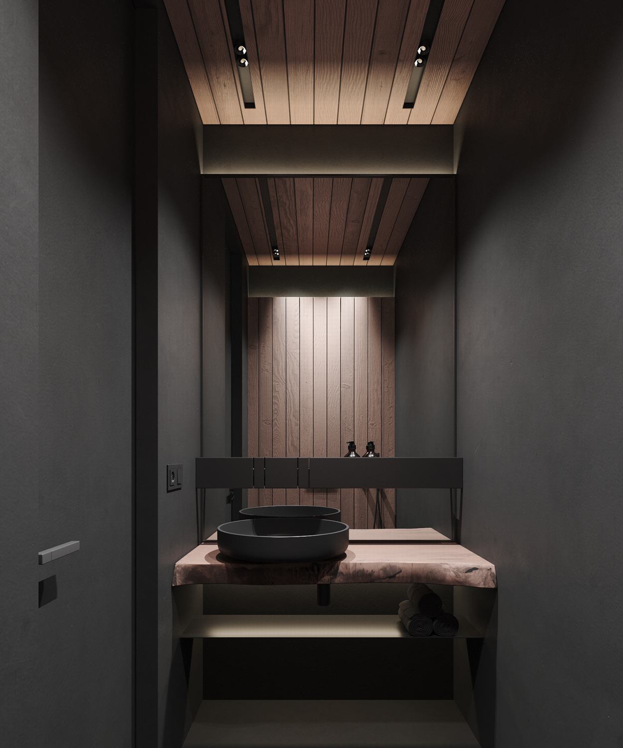 莫斯科森林中的自然共生别墅丨Stephen Tsymbaliuk-23