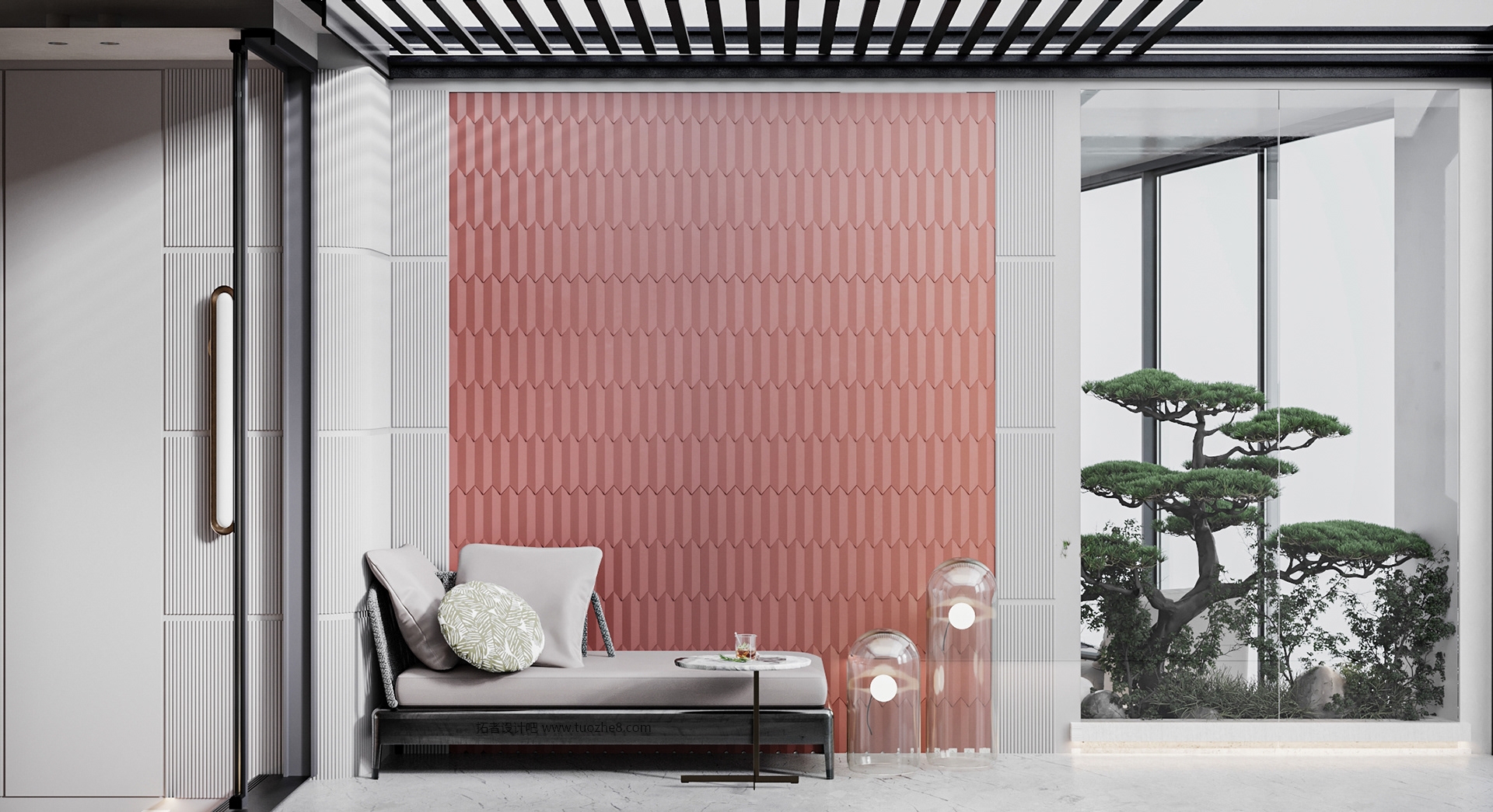 现代空间设计，石材系的完美应用！-18