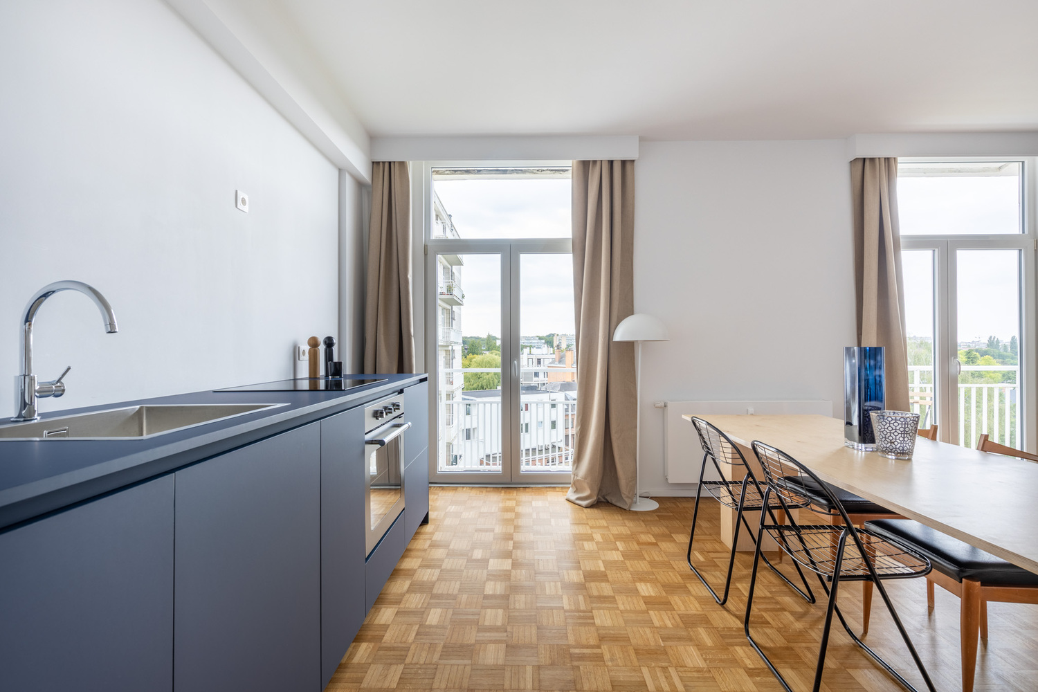 比利时布鲁塞尔现代主义公寓设计丨BÉRÉNICE ET MATHIEU-10