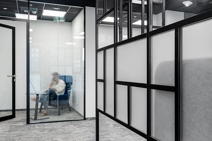 1400㎡制造公司总部办公空间,优雅精致灰的工业风设计-21