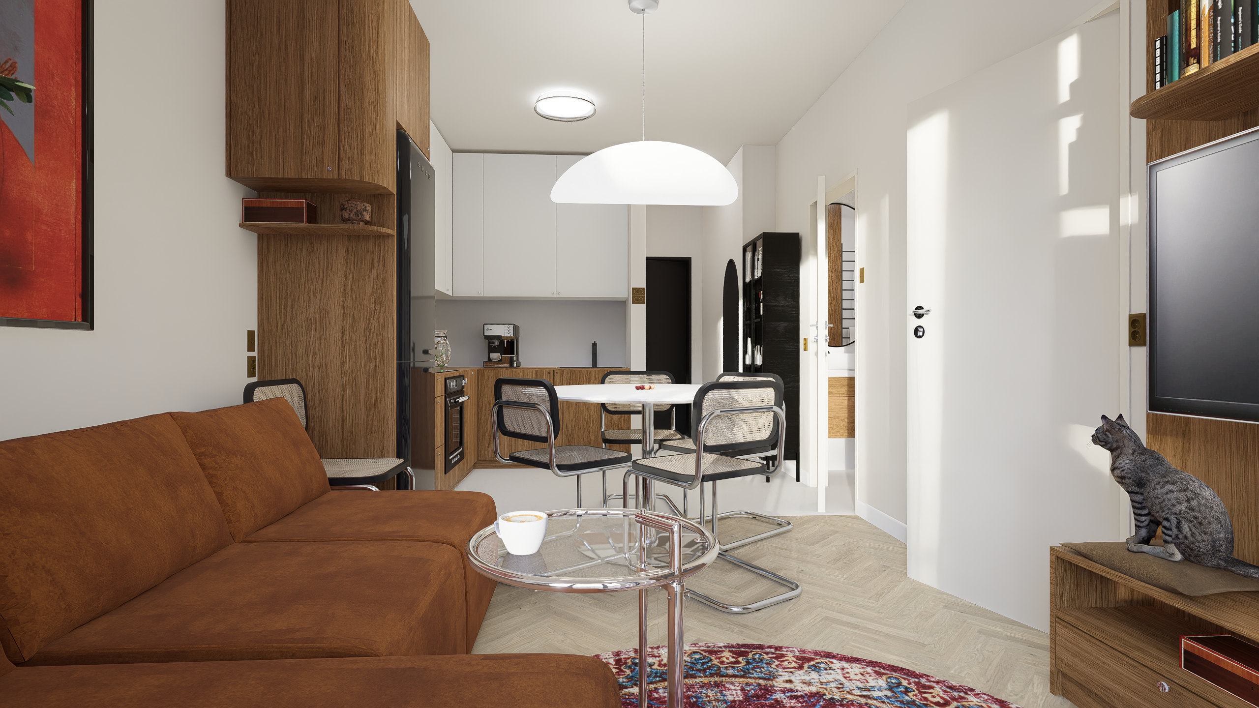 33 m2 apartment for retired mama-1