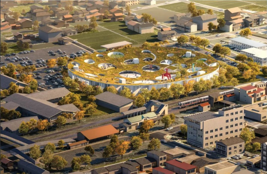 日本飞騨市“盆地式”城市广场丨日本岐阜丨藤本壮介建筑事务所-0