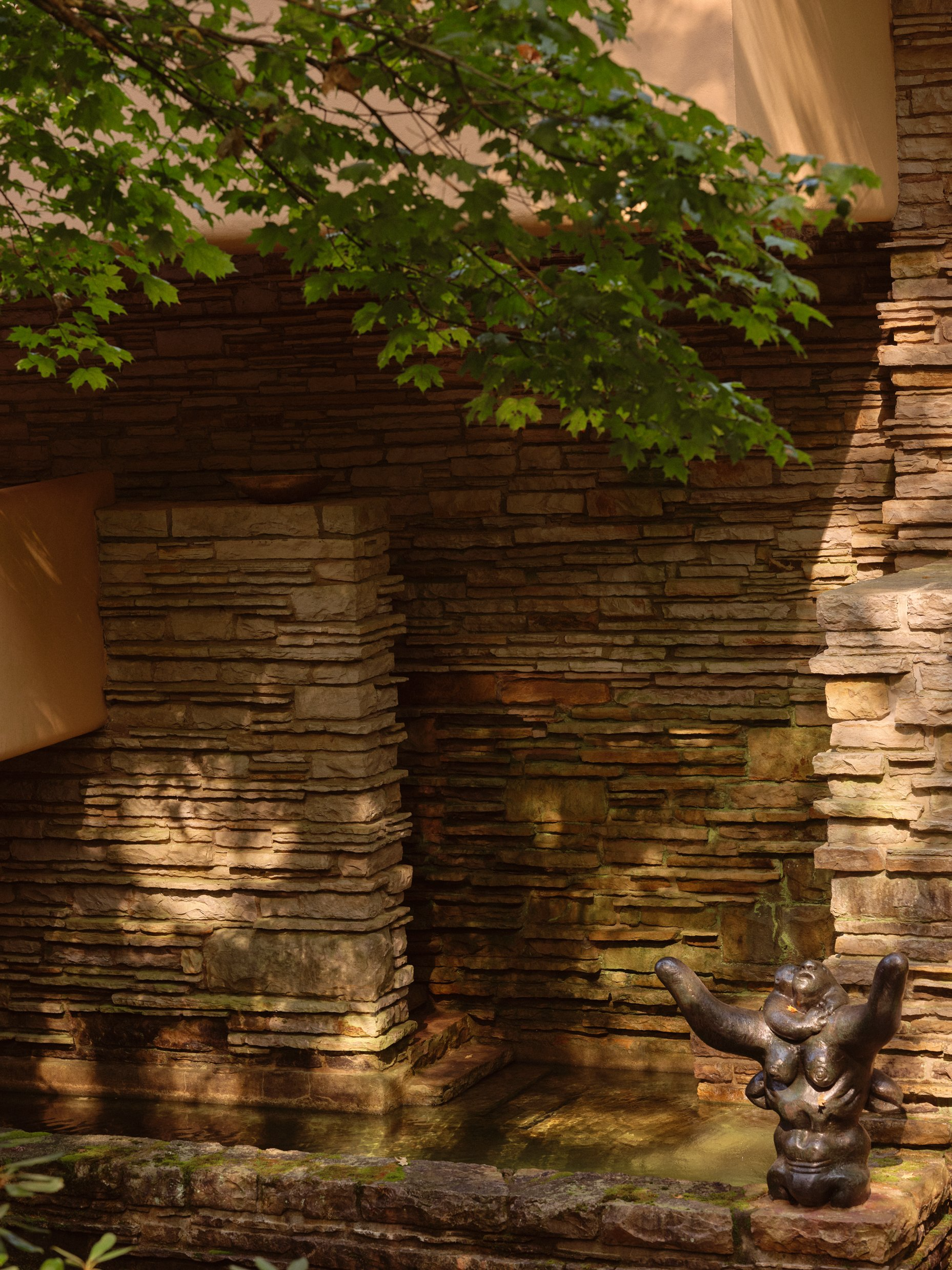 流水别墅丨美国宾夕法尼亚丨弗兰克·劳埃德·赖特-24