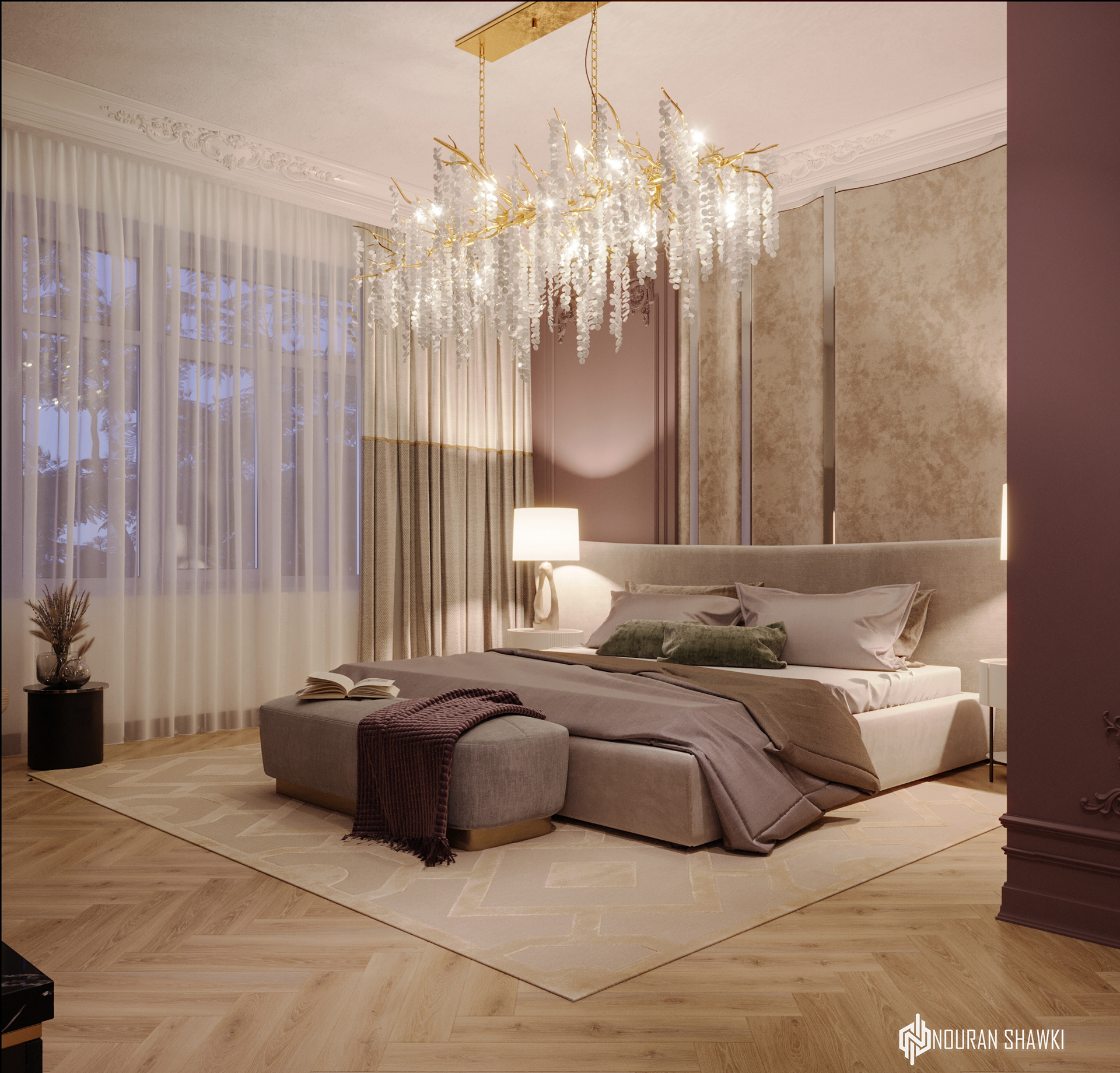 elegant bedroom-1