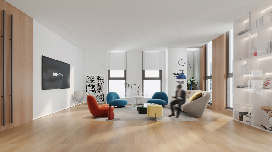 安徽可可亚数字科技办公室丨中国安徽丨宁波 ABD 魔戏空间-60