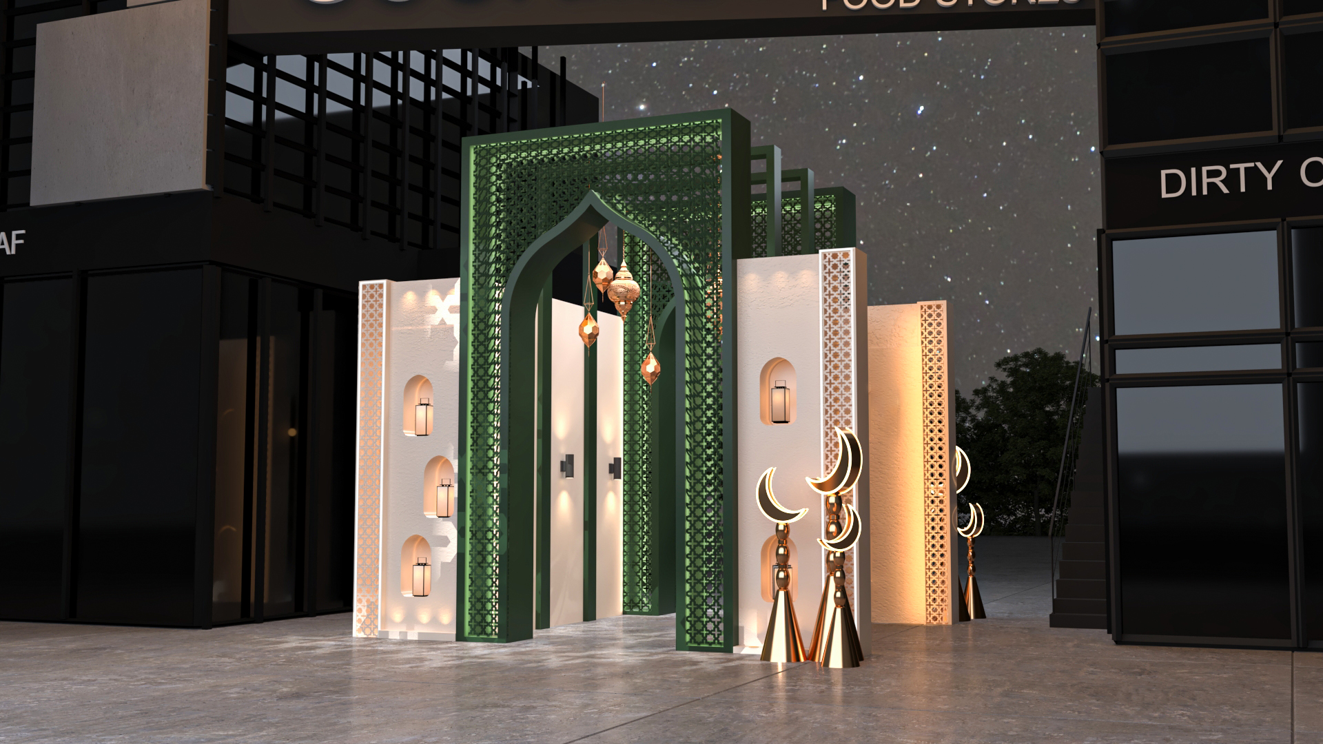 Ramadan decoration for kov mall new cairo-10