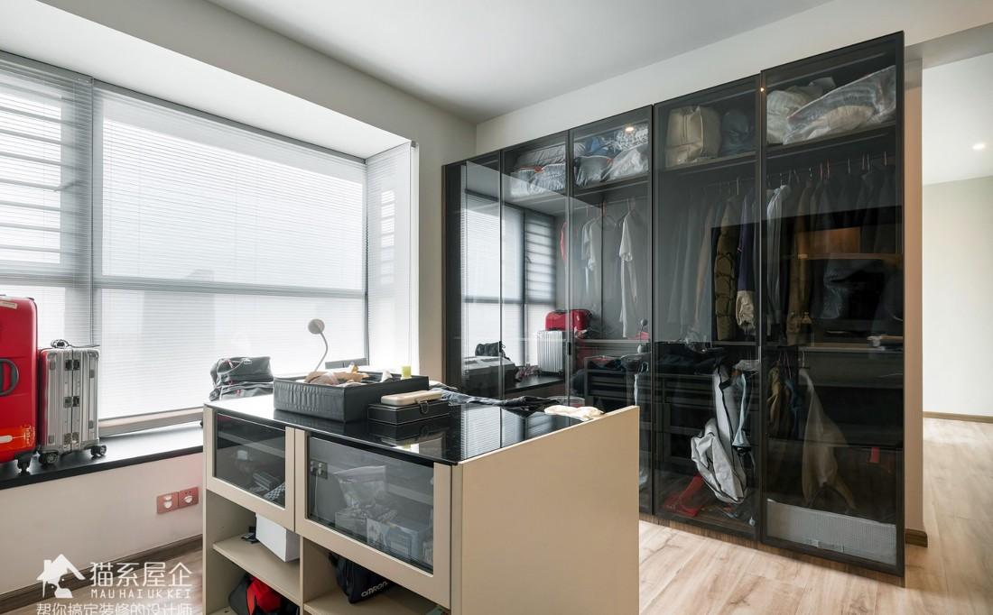 80 后海归 217㎡工业风家设计，全屋无主灯，餐厨一体，阳光房变榻榻米-39