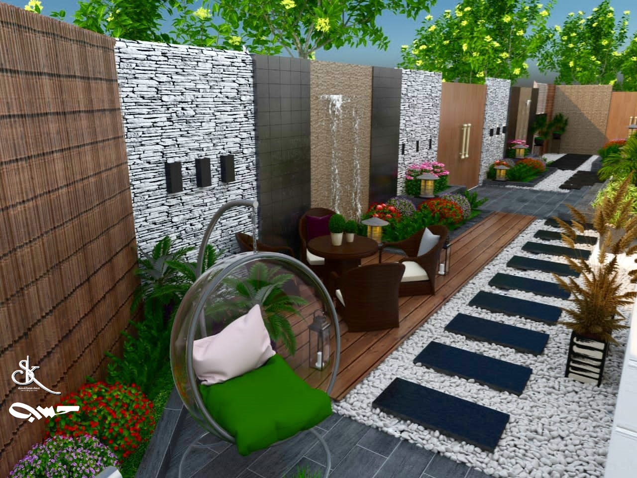 Private Villa Landscape KSA-1