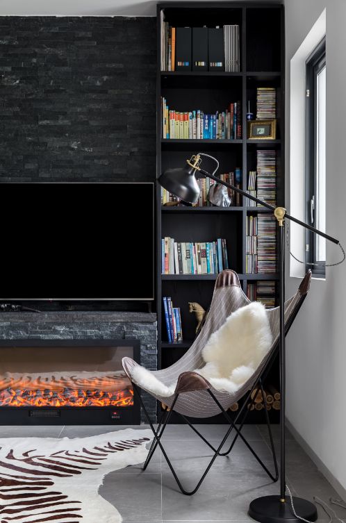 深圳 200 平现代简约私宅,原朴之美展现生活热情-9