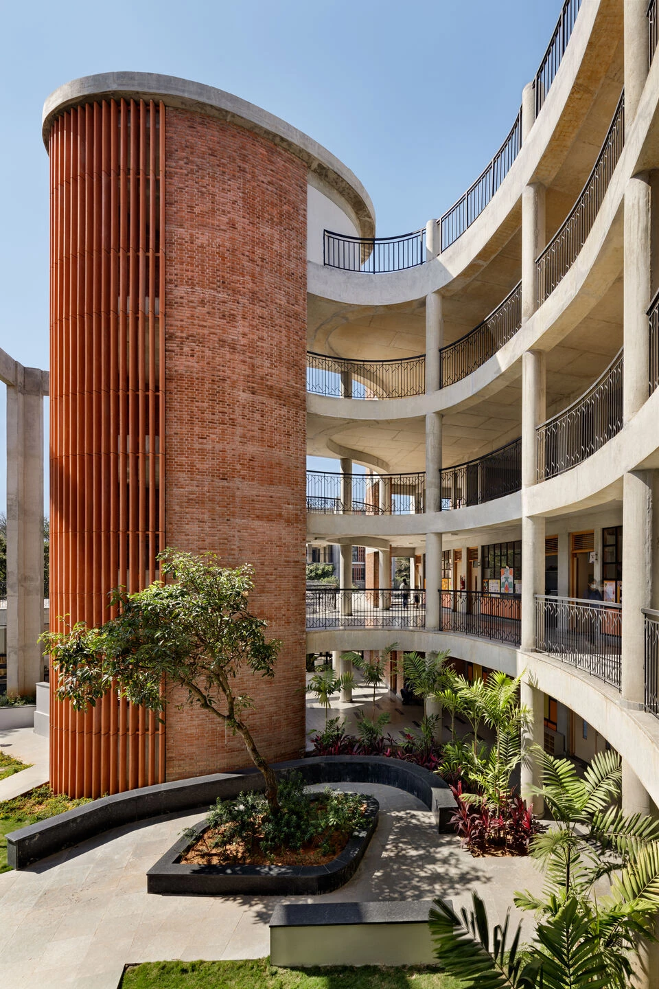 Euro School Bannerghatta 学校丨印度班加罗尔丨Vijay Gupta Architects-14