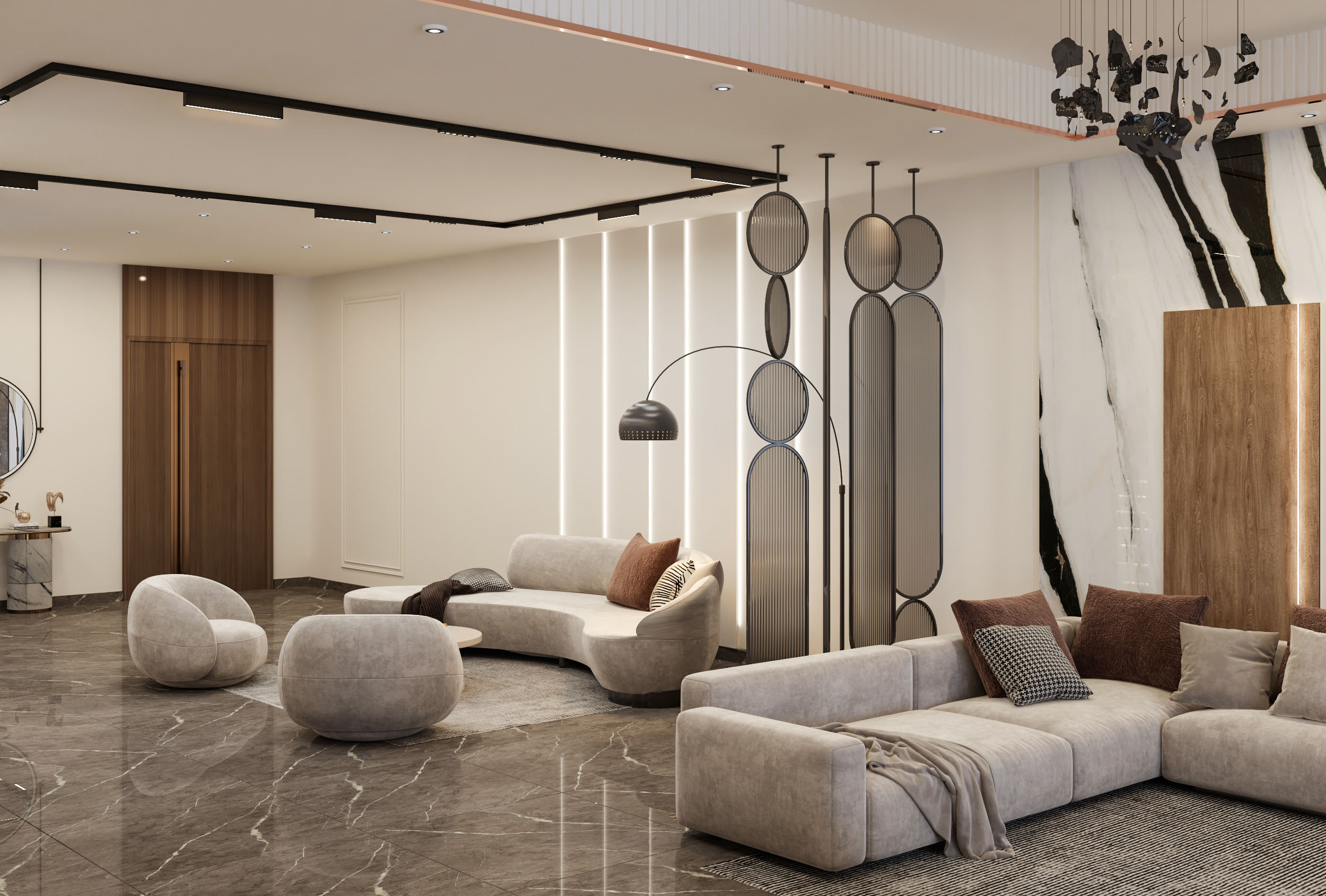 Entrance & Living area-3