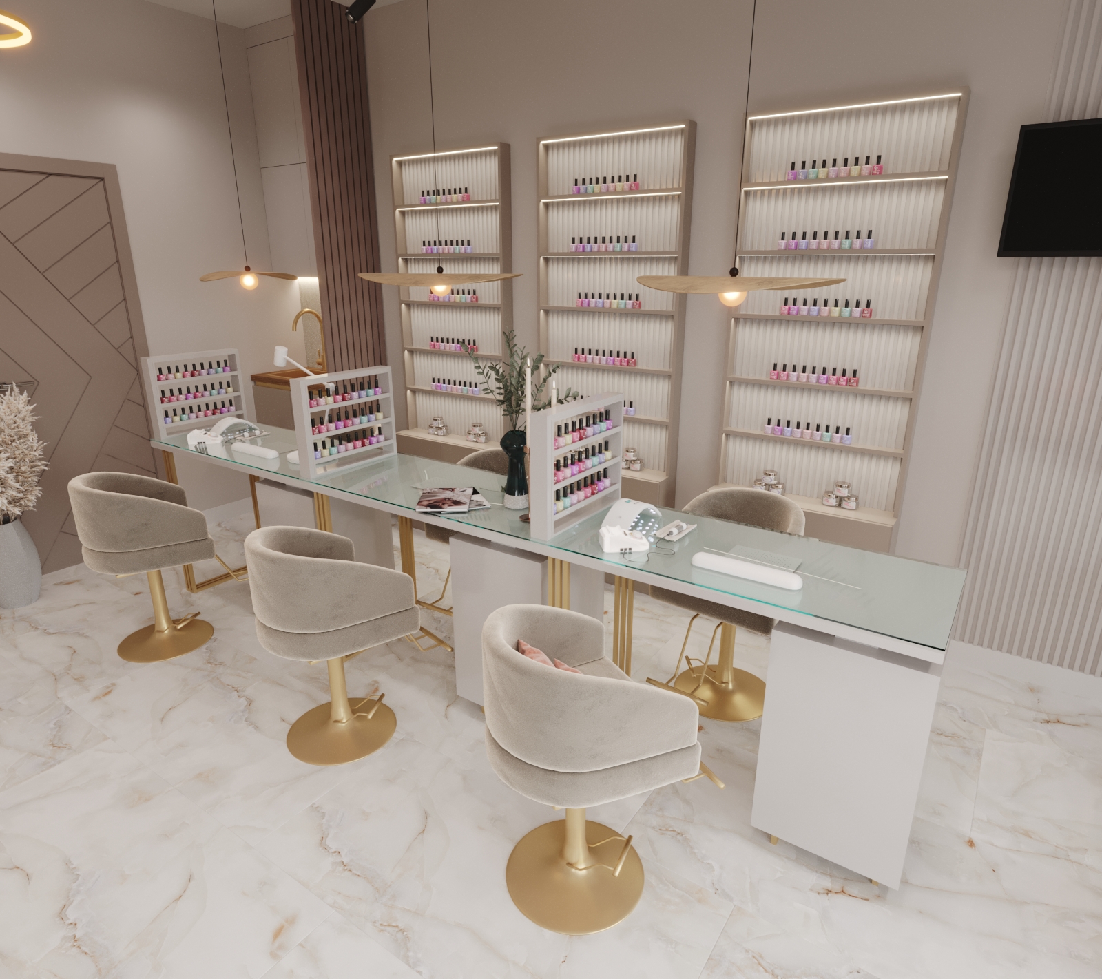 37平方米美容院室内设计丨波兰克拉科夫丨Design_14-20
