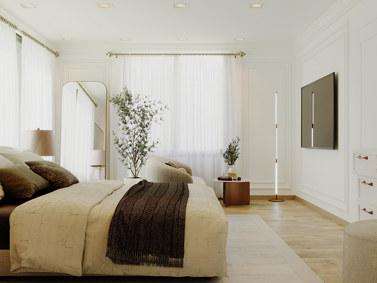 Neoclassic villa interior design- First floor-5