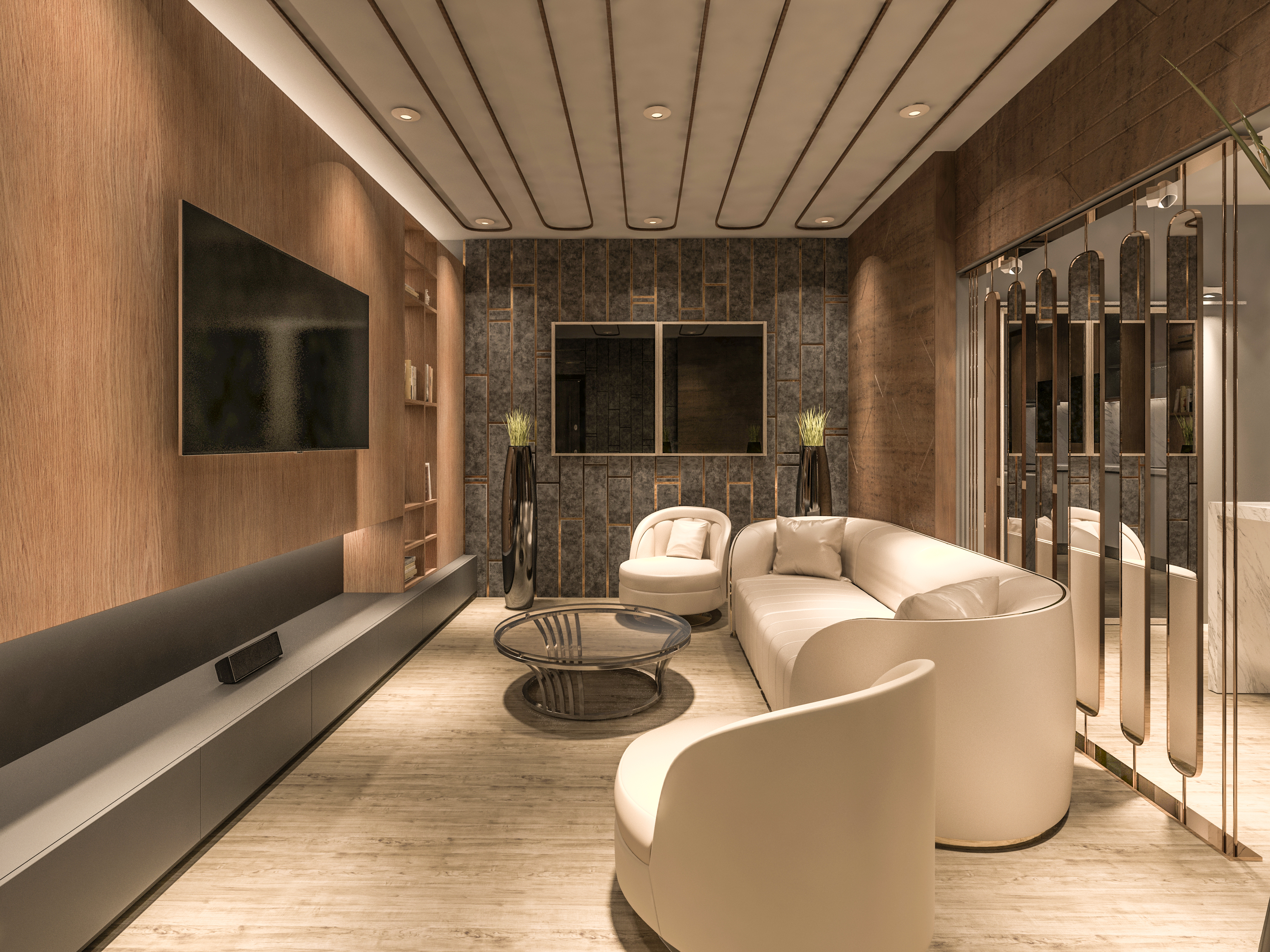 Modern Reception & Kitchen-11