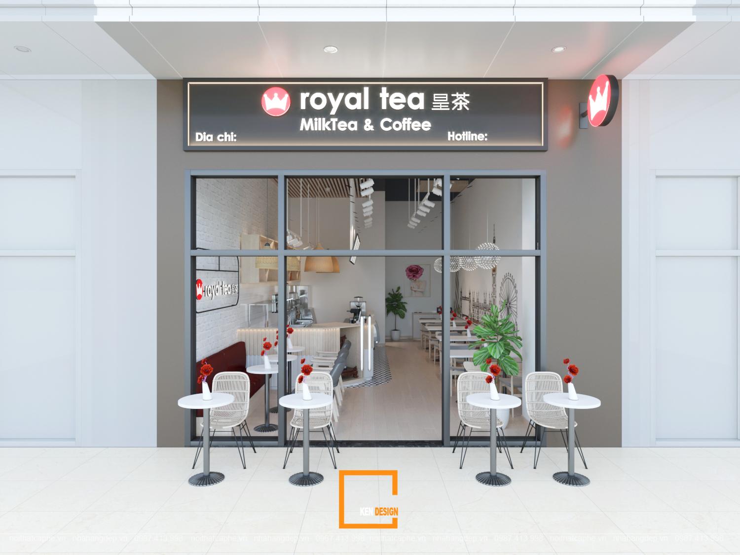 皇家奶茶店（胡志明市 Nha Be 分店）设计丨Ken Design-7