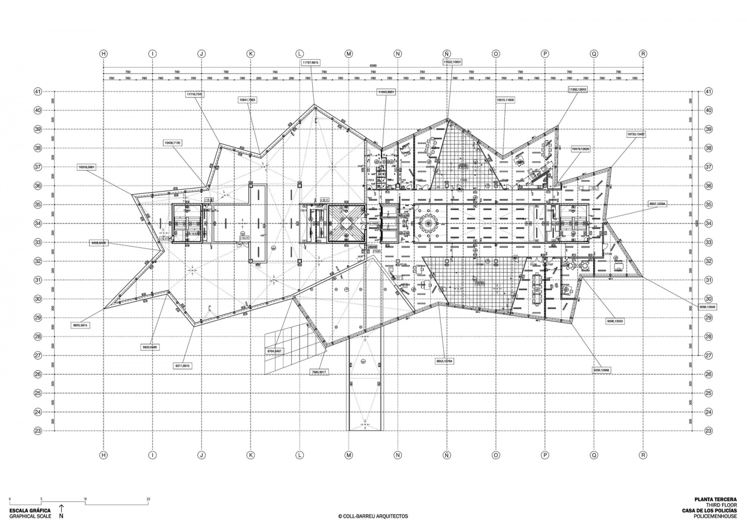 西班牙警察住宅 | 地质环境与建筑共融之作-45