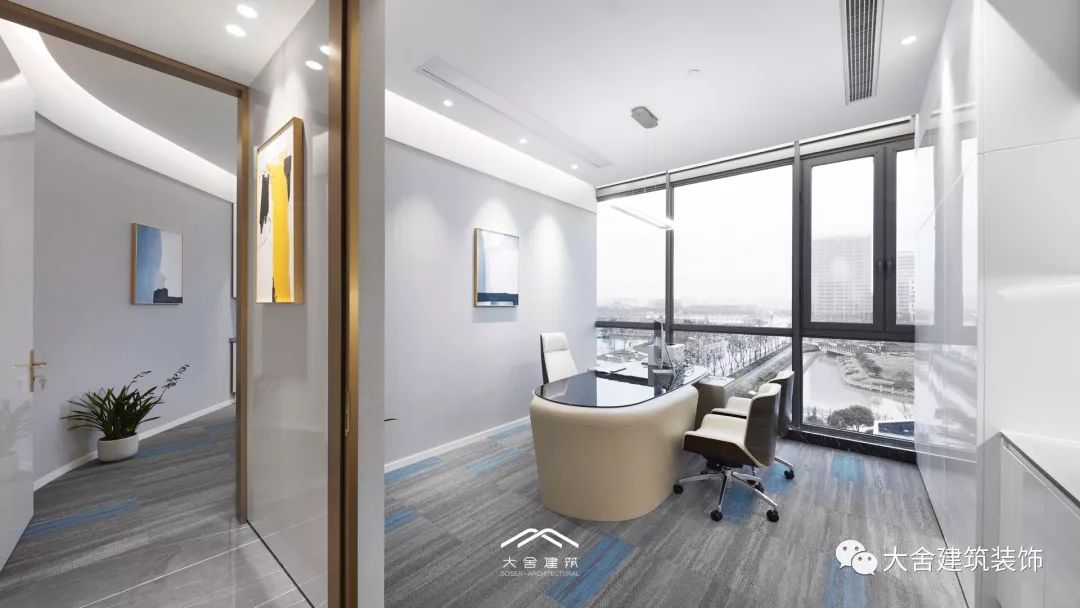 上海莘庄办公楼全案设计 | 现代时尚的无畏之白与狂热之橙-33