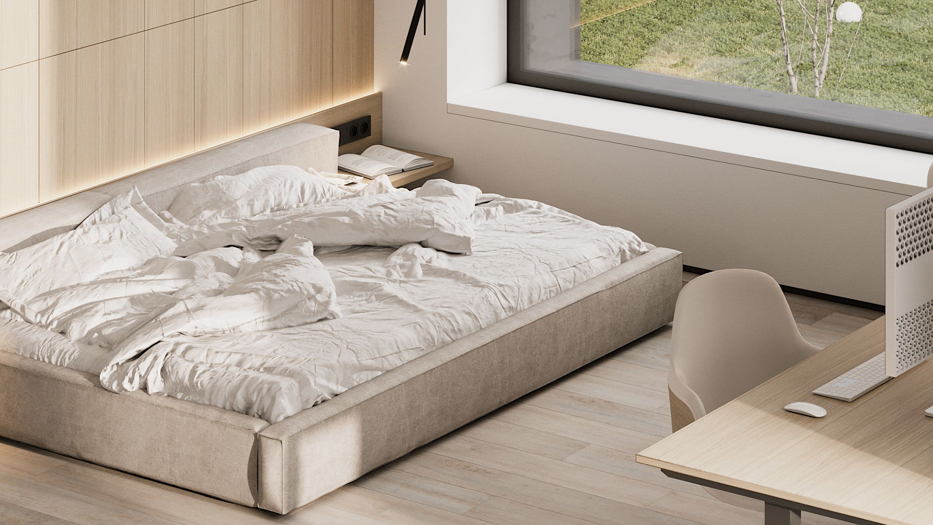 165㎡原木与灰色 打造出超精致的住宅-17