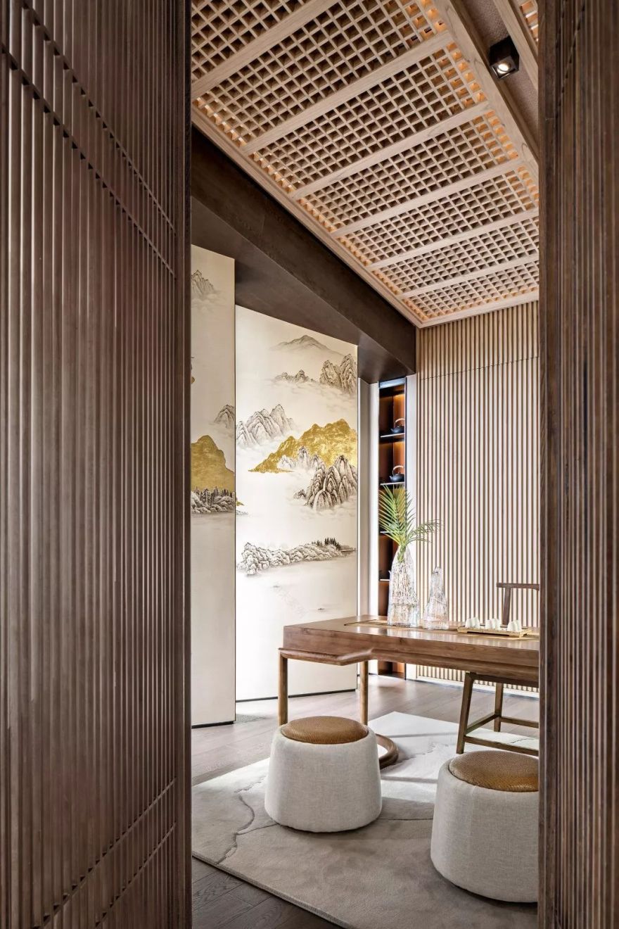 崇義綠邦合一山居銷售中心 | 竹鄉文化的室內空間演繹-41