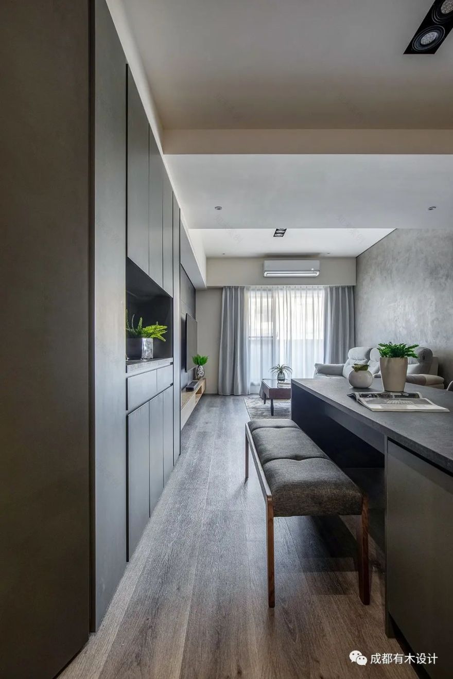 灰调工业风纹理感居所丨淳品-8