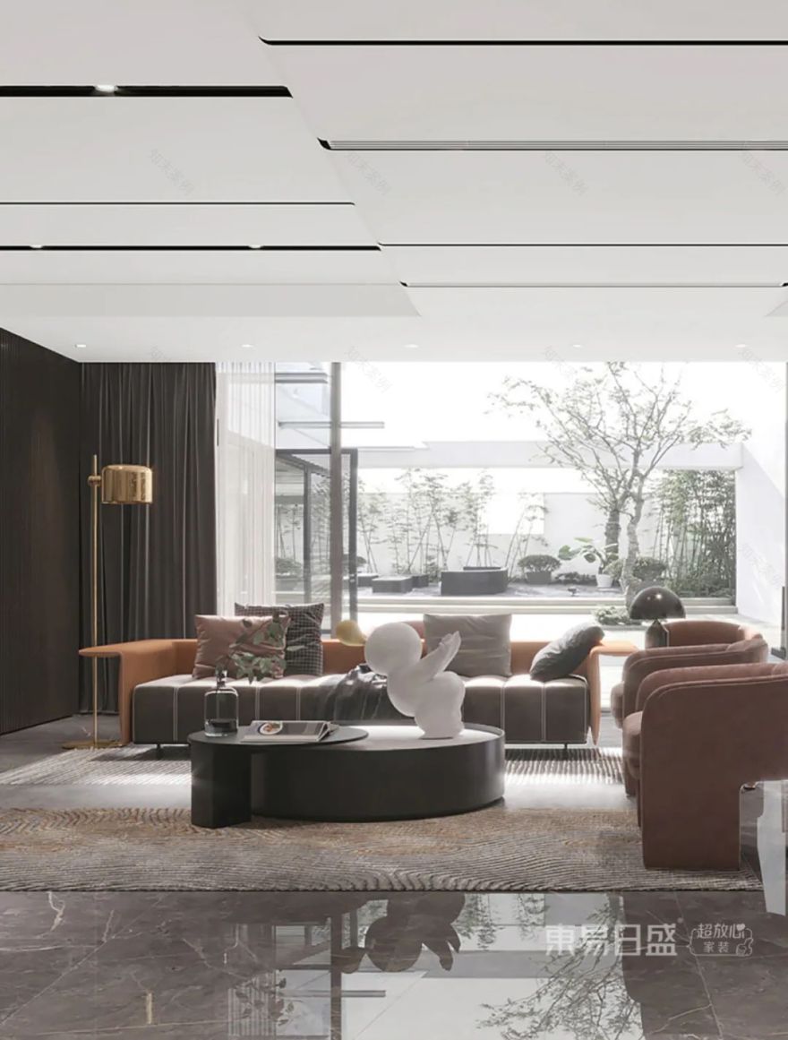 400㎡轻奢灰色私宅,家的乌托邦丨东易日盛-27