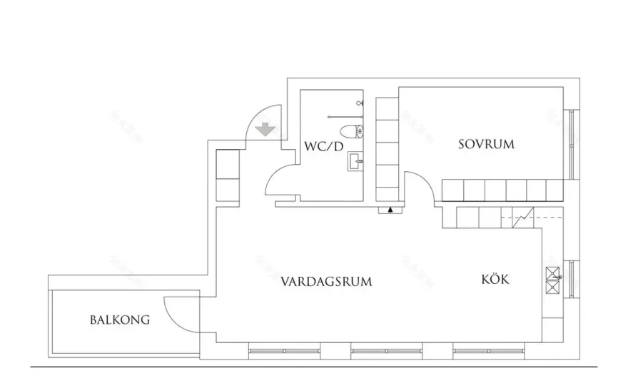 现代公寓挑高设计,充分利用空间打造梦想居所-22