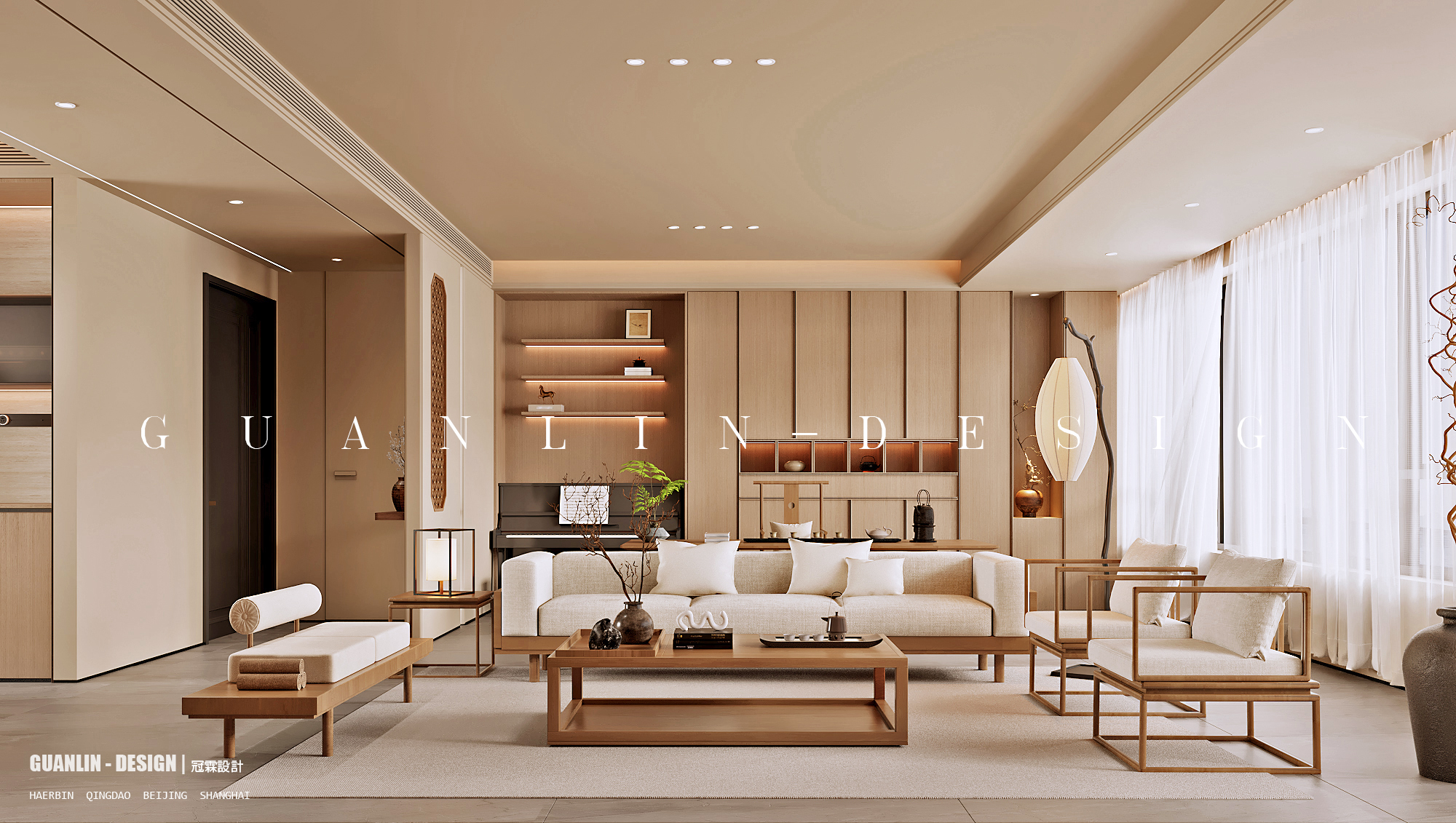 宋式美学 中式的浪漫 文人的气息丨中国青岛丨冠霖設計-14