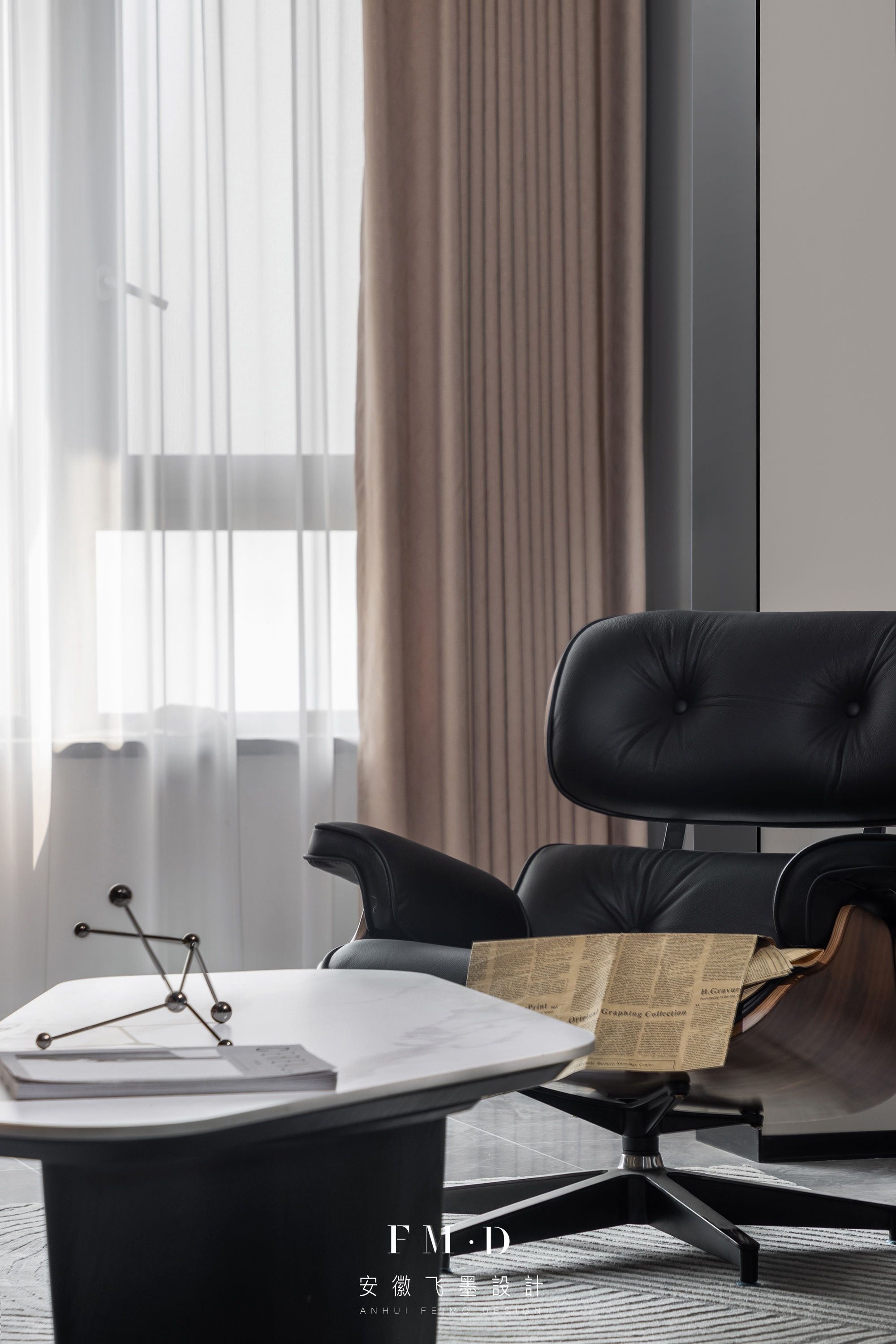 飞墨新作 || 三世同堂居132㎡现代简约家，高度舒适感拿捏！-1