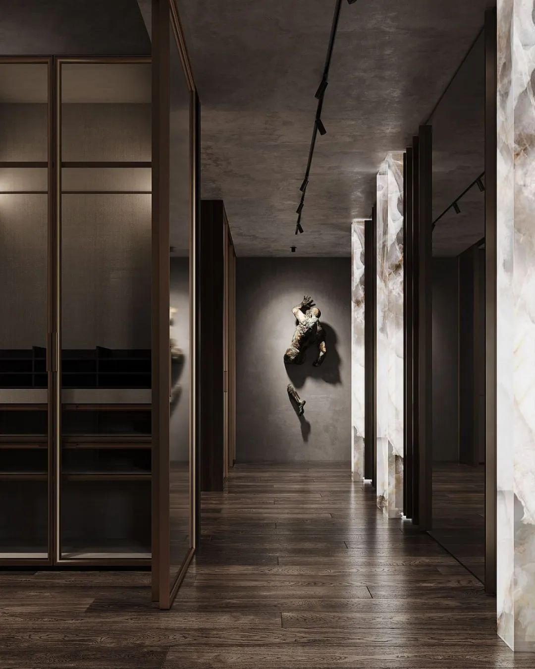 灰色奢华 · 1300㎡大宅设计丨IQOSA Architect-57